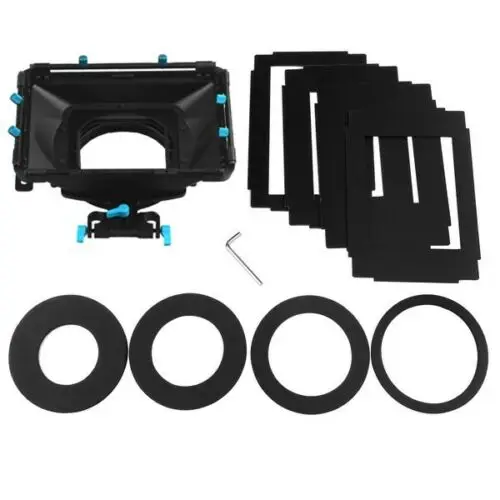 

FOTGA DP3000 Pro Matte Box with 4:3 16:9 Ratio Mask + Donuts for 15mm Rod DSLR Rig A7 A7S A7RIII A7SIII A6300 GH4 GH5 GH6S A6500