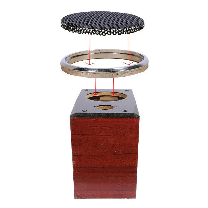 Cubierta de red de conversión de altavoz de Audio, círculo decorativo, malla de Metal, protección de rejilla, 21a, 1 ", 2", 3 ", 4", 5 ", 6,5", 8"