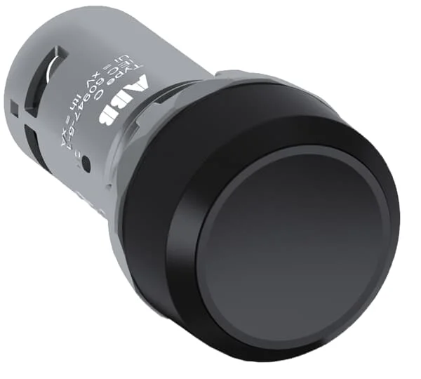 CP1-10B-20 62000023 1SFA619100R1026 Compact Pushbutton - Momentary - Flush - Black - Non-illuminated - Black plastic - 2NO