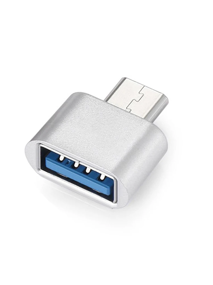 USB 2.0 To Type-C OTG Adapter Ultra-high-speed Transmission Cable Converter For Smart Phones Computers Tablets