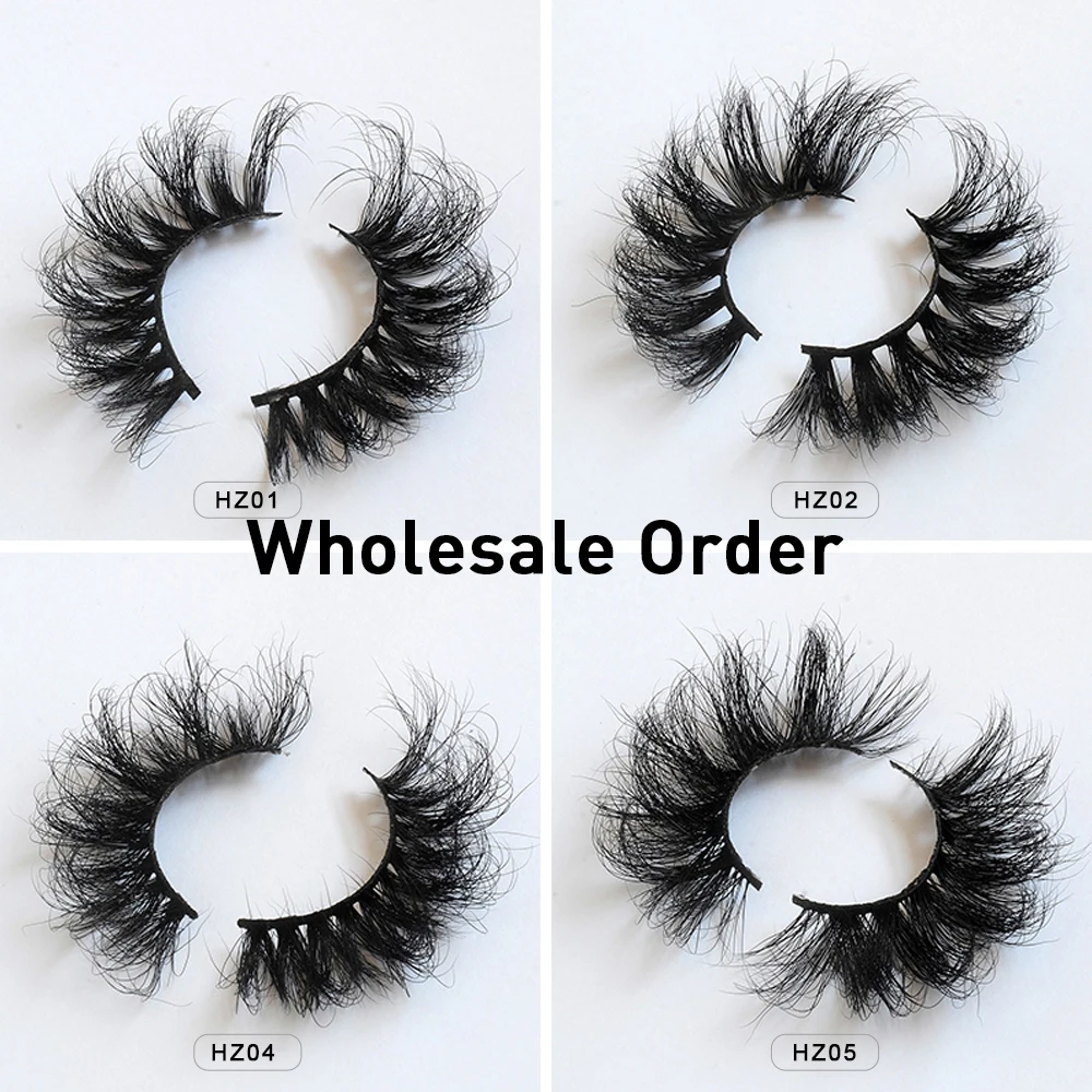 20/30/50 pair handmade Mink Eyelashes Criss-cross Strands Cruelty Free 3D 25mm Lashes Mink Lashes Soft Dramatic Eyelashes Makeup