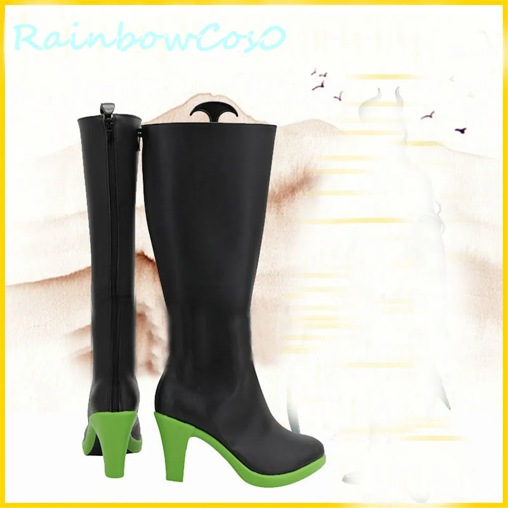 Twisted-Wonderland Zilveren Malleus Lilia Cosplay Schoenen Laarzen Halloween RainbowCos0 W983