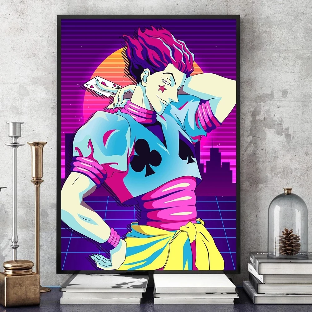 Modular Hisoka Morow Anima Poster Artwork Wall Art Picture Print Canvas Painting For Home Living Room Decor