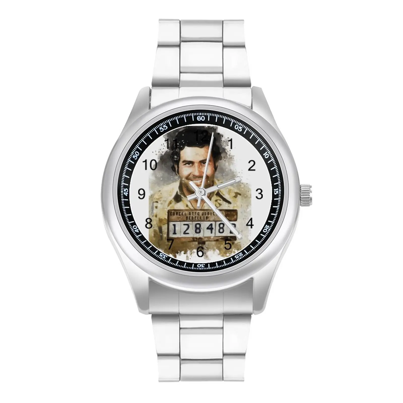 Pablo Escobar Quartz Watch Strong Boy Wrist Watch Design Stainless Home Upwrist Wristwatch