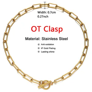 Edelstahl -Metallchor 6 Hauptverkäufe Halskette - №5