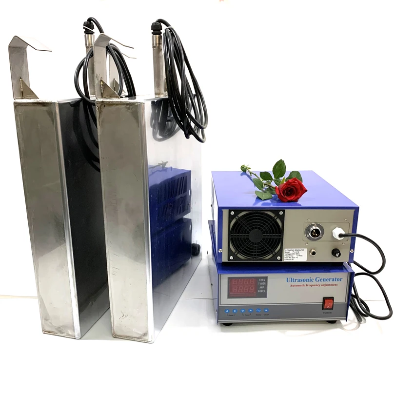 1000W Immersible Ultrasonic Transducer with Generator For Industrial Engine Oil Rust Degreasing