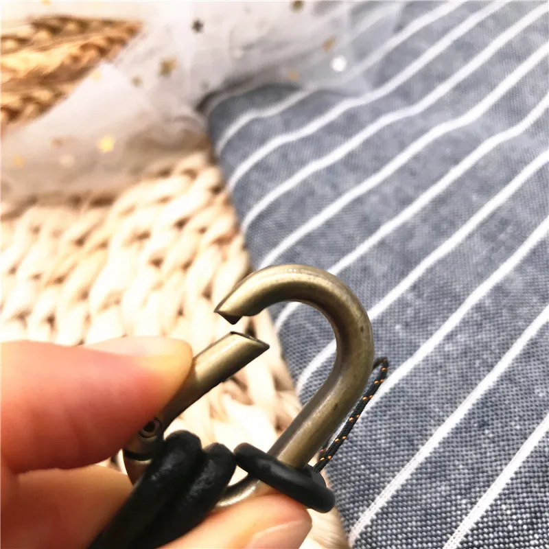 High quality Genuine Leather Neck strap Keychains Pendant Neckline Lanyard Mobile phone Strap Charms Keyring Buckle rope Lanyard