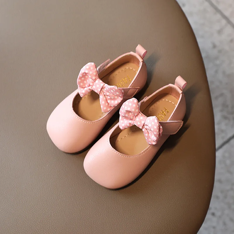 

1 2 3 4 5 6 Year Kids Shoe Girl Leather Shoes For Children Autumn Flat Princess Toddler Girl Dress Shoes Party Fashion Bow 2021