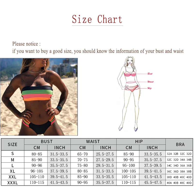 Women Swimsuit Bikini Set New Arrival Women Bandage Bathing Suit Female Swimwear Bikini Sets Striped Swim Beach Wear