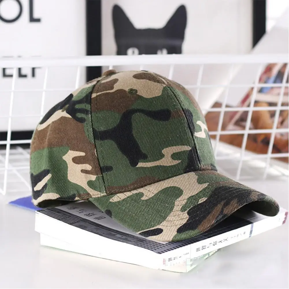 Men Women Outdoor Sports Camouflage Print Baseball Cap Snapback Hip Hop Sun Hat