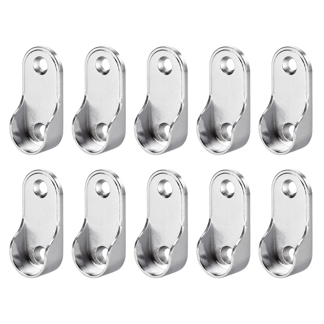 

Uxcell 10 шт., цинковый сплав, овальный шкаф, стержень для шкафа, поддержка, подходит для стержня диаметром 19 мм