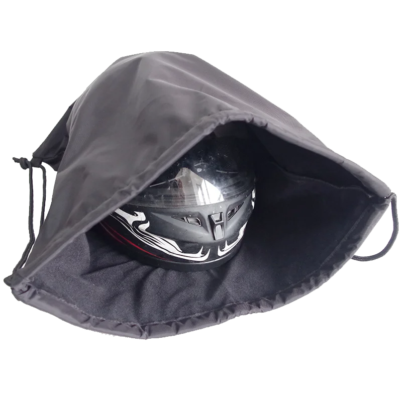 

Bundle Pocket Multipurpose Motorcycle Helmet Bag with Drawstring Hiking Cycling Helmet Storage Holder Basketball Soccer Backpack