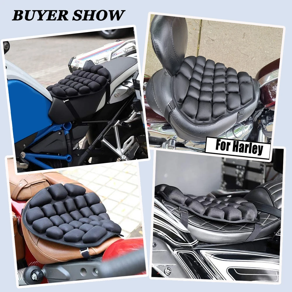 Almohadilla de aire para motocicleta, funda de cojín de asiento inflable para BMW F900XR R1250GS R1200GS ADV para Yamaha MT09 MT07 para GSXR 600 750