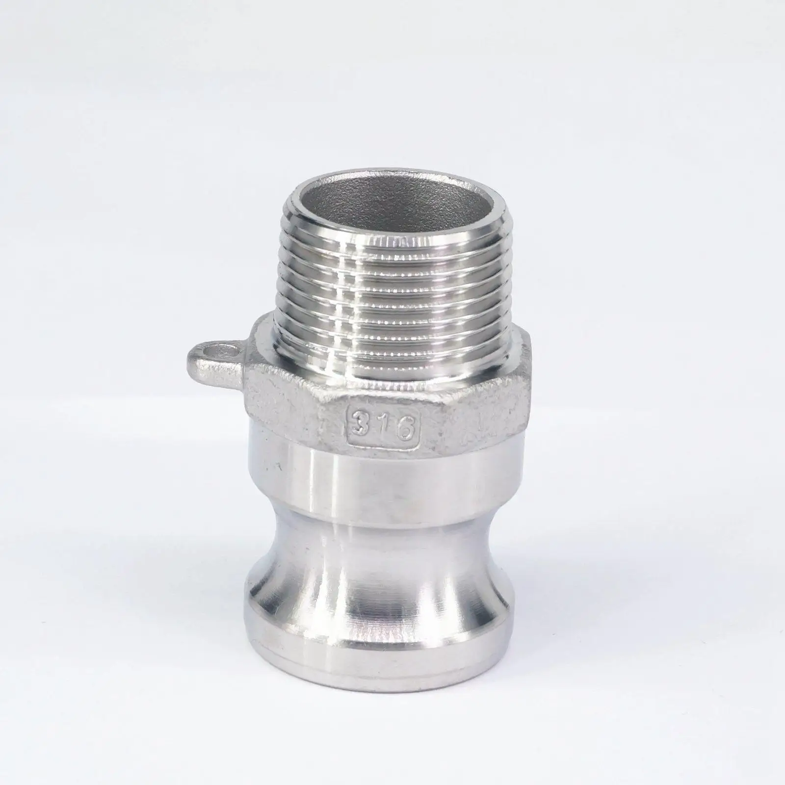 3/4 "Bsp Buitendraad 304 Rvs Type F Plug Camlock Fitting Cam En Groef Koppeling