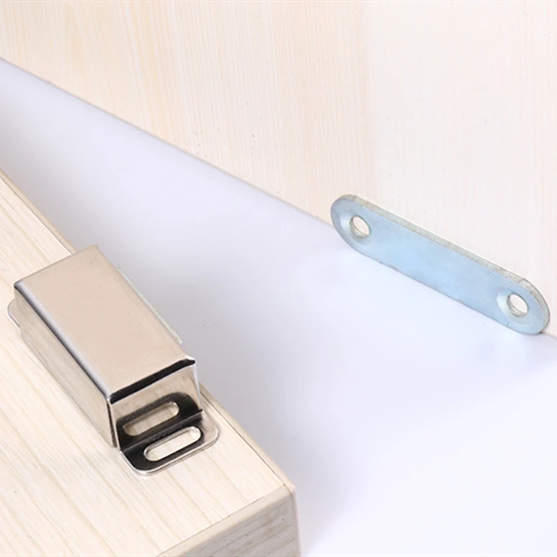 Stainless Steel Magnetic Door Catch, Heavy Duty Magnet Latch Cabinet Catches for Cabinets Shutter Closet Furniture Door