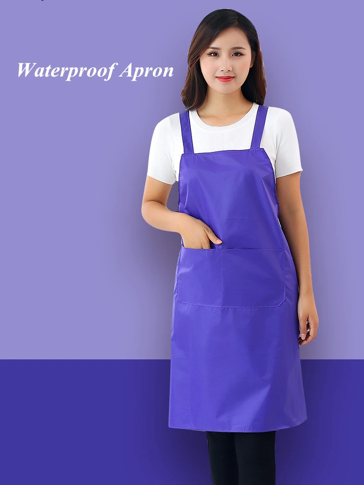 Two Styles Waterproof Apron Lab Work Dog Grooming Cleaning Apron Fish Industrial Chemical Resistant Plastic Work Smock G1211