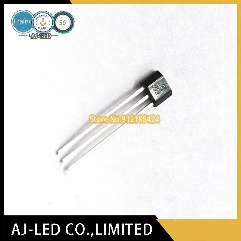 10pcs/lot A1322LUA-T Linear Hall Effect Element Switch Circuit Magnetic Sensor DIP TO-92 Mark: 22L