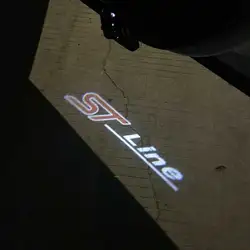 Universal Wireless Car Deur Led Projector Licht Stap Lights Welkom Lights St Line Logo Voor Ford Fiesta Focus Mondeo Auto styling