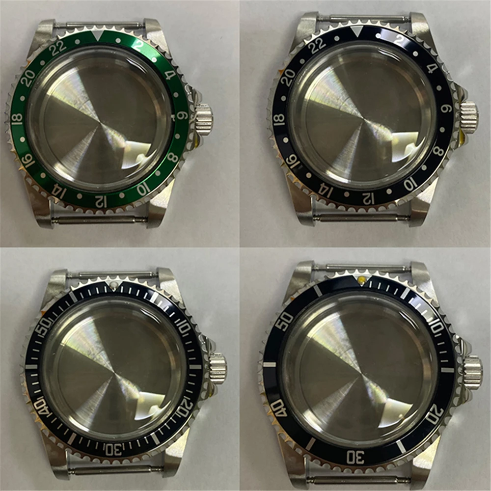 

Replacement Aluminum GMT Bezel+316L Stainless Steel Case 39.5mm SUB Watch Shell for Japan NH35 NH36 Movement