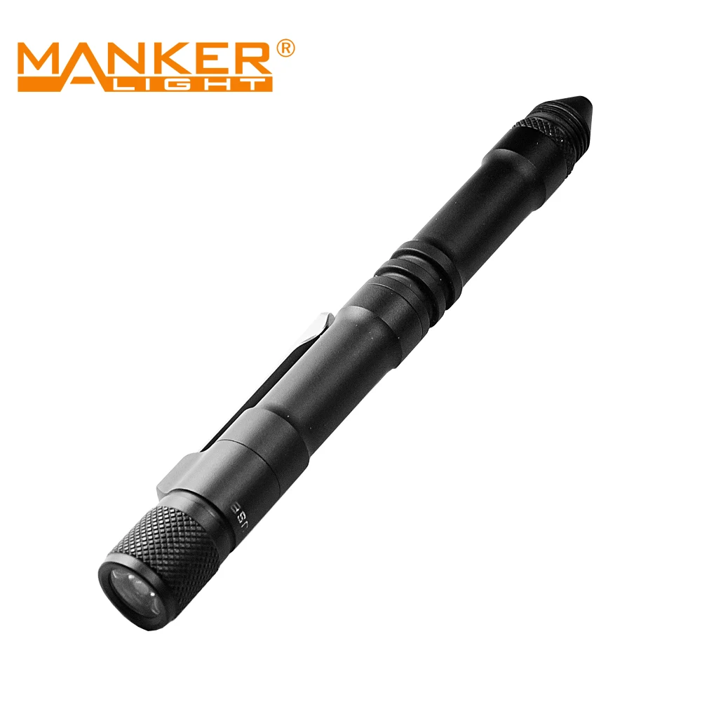 Manker PL11 Multi-purpose USB Rechargeable LED Flashlight CREE XPG3/Nichia 219C Penlight