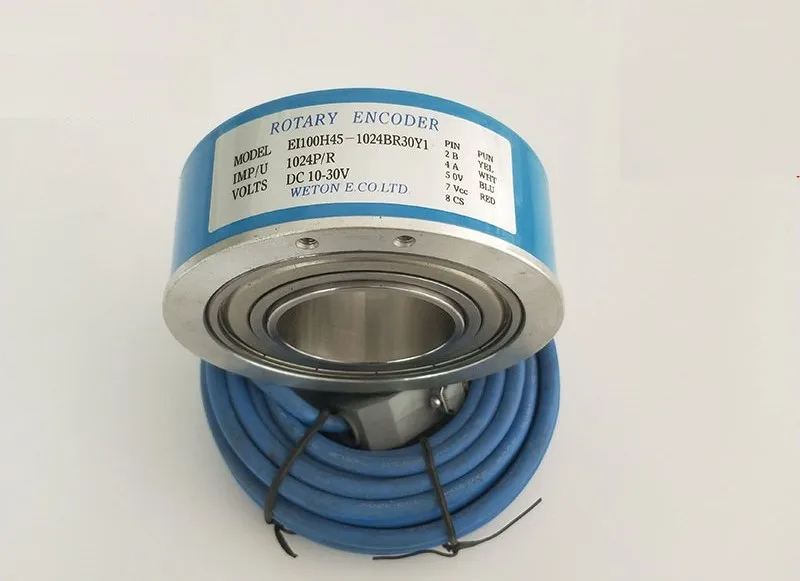 CNC encoder  EI100H45-1024BR30Y1 Hollow shaft Changchun weton photoelectric rotary encoder asynchronous motor encoder