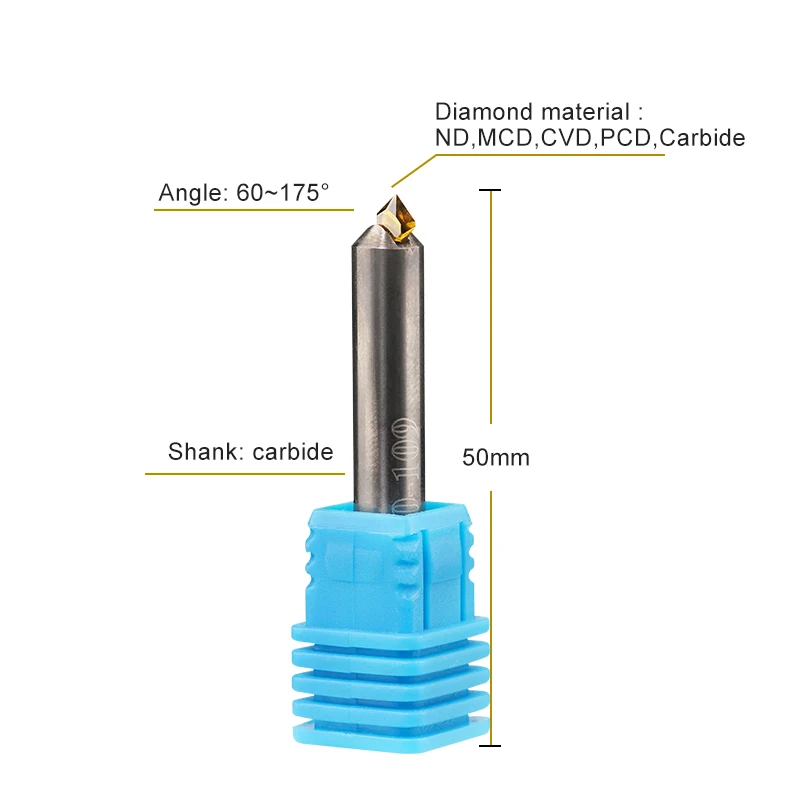 Imagem -03 - Mcd Diamante Chanfro Fresagem Ferramentas Espelho de Cristal Fresa Cnc Hub Turning Inserções para Ferramentas de Processamento de Jóias Torno Bits