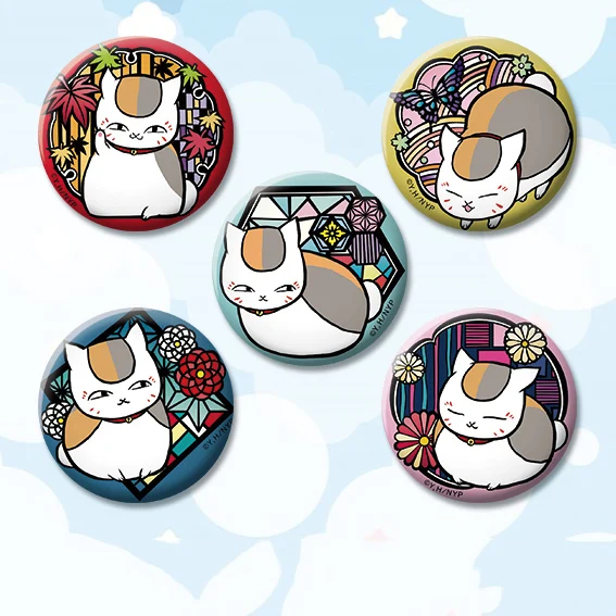 Natsume Yuujinchou Neko Sensei  badge cat 58mm Badges Brooch Pins