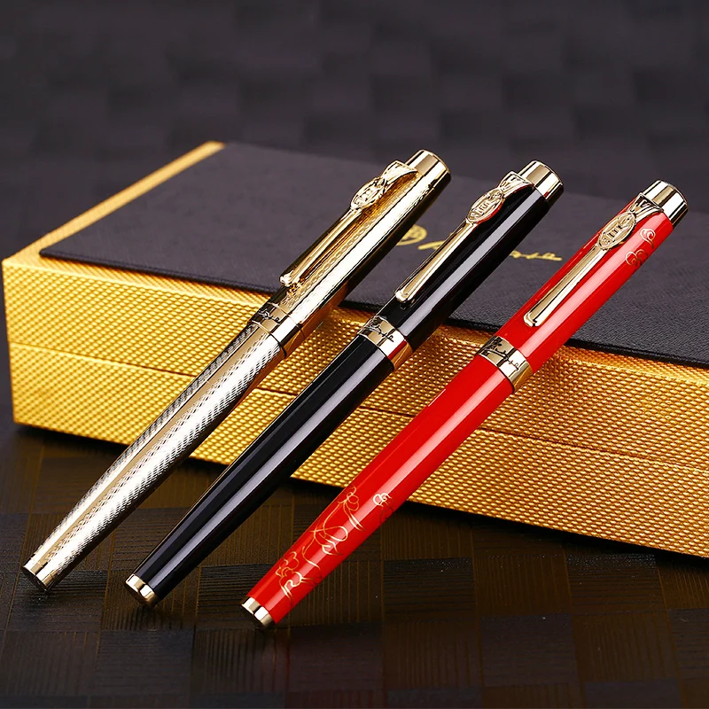 

Picasso 933 Avignon Fountain Pen Classic Golden Clip Luxury Iridium M Nib Gift Box Optional Office Business Writing Pen