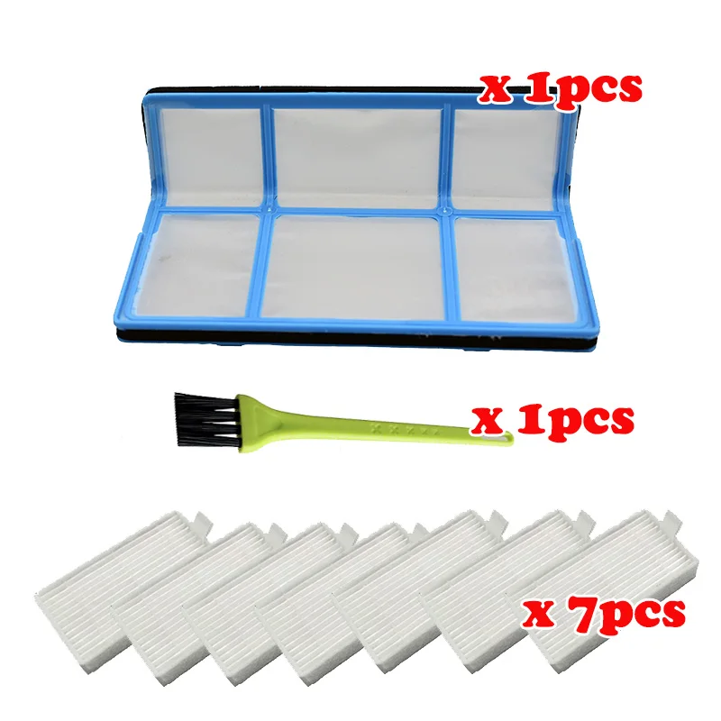 Vacuum cleaner Primary Dust filter Mop pad Side brush For ilife V3 V5 V5s V3s V5s Pro V50 X5 hepa filter side brush replacements