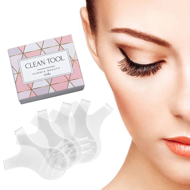 5 pçs/lote forma y cílios de silicone levantamento modelador olho lash extensão enxerto pincel lash almofada perming ferramentas de maquiagem acessórios