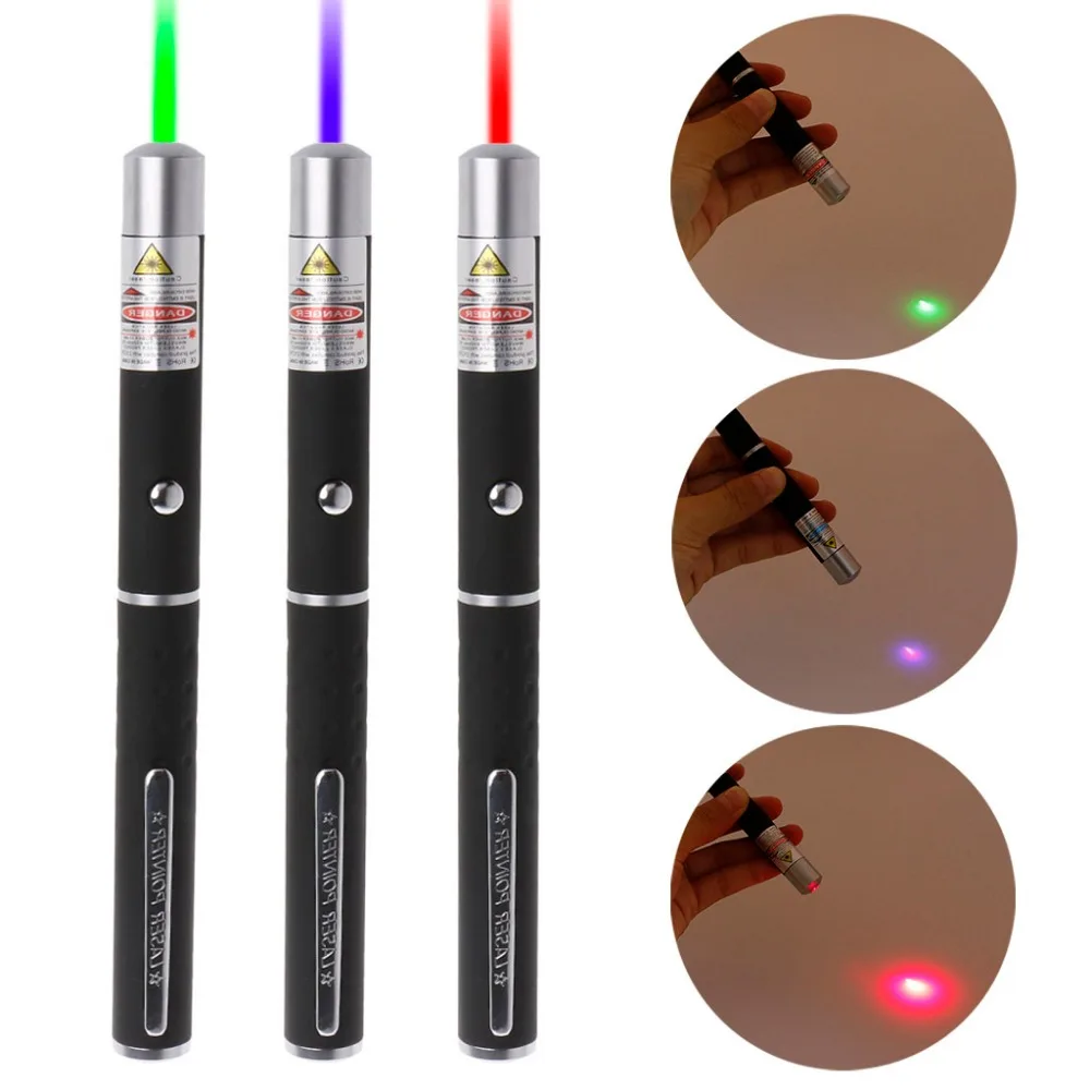 SHFEI Green Laser 532nm Pen Laser Pointer Presenter Remote Lazer red Laser Sighter Without Battery