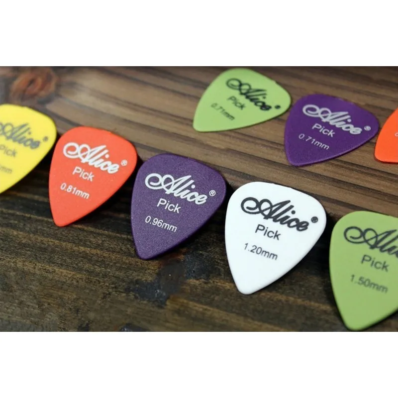 100 Stück Dünne 0,58 0,71 0,81 0,96 1,20 1,50MM Akustische und Elektrische Gitarrenplektren, Musikinstrumente-Teile, Plektrum-Zubehör – Detail 6