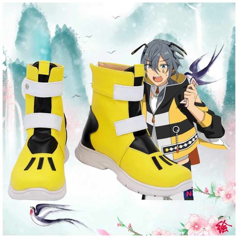 

Ensemble Stars Crazy Oukawa Kohaku Himeru Amagi Rinne Shiina Niki Cosplay Shoes Long Boots Leather Christmas Gift Custom Made