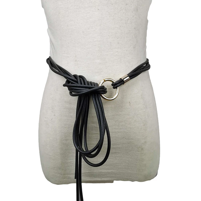 UKEBAY New Designer Handmade Necklace Women Long Chain Different Wears Rubber Jewelry Black Vintage Necklaces Luxury Goth Chains