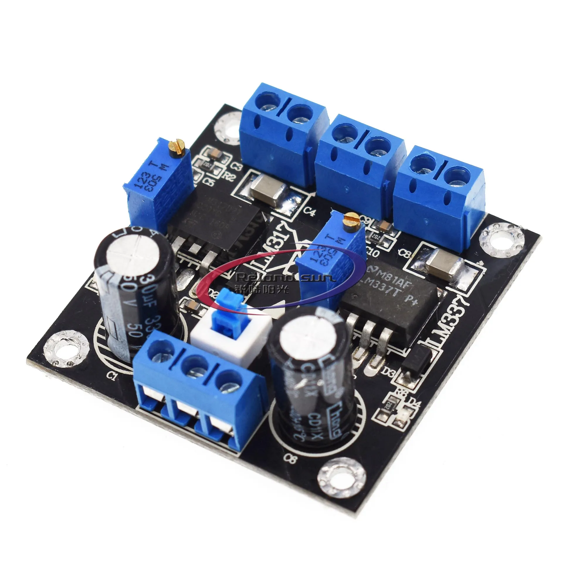 LM317 + LM337 / negative dual power adjustable power supply board/ Electronic Component