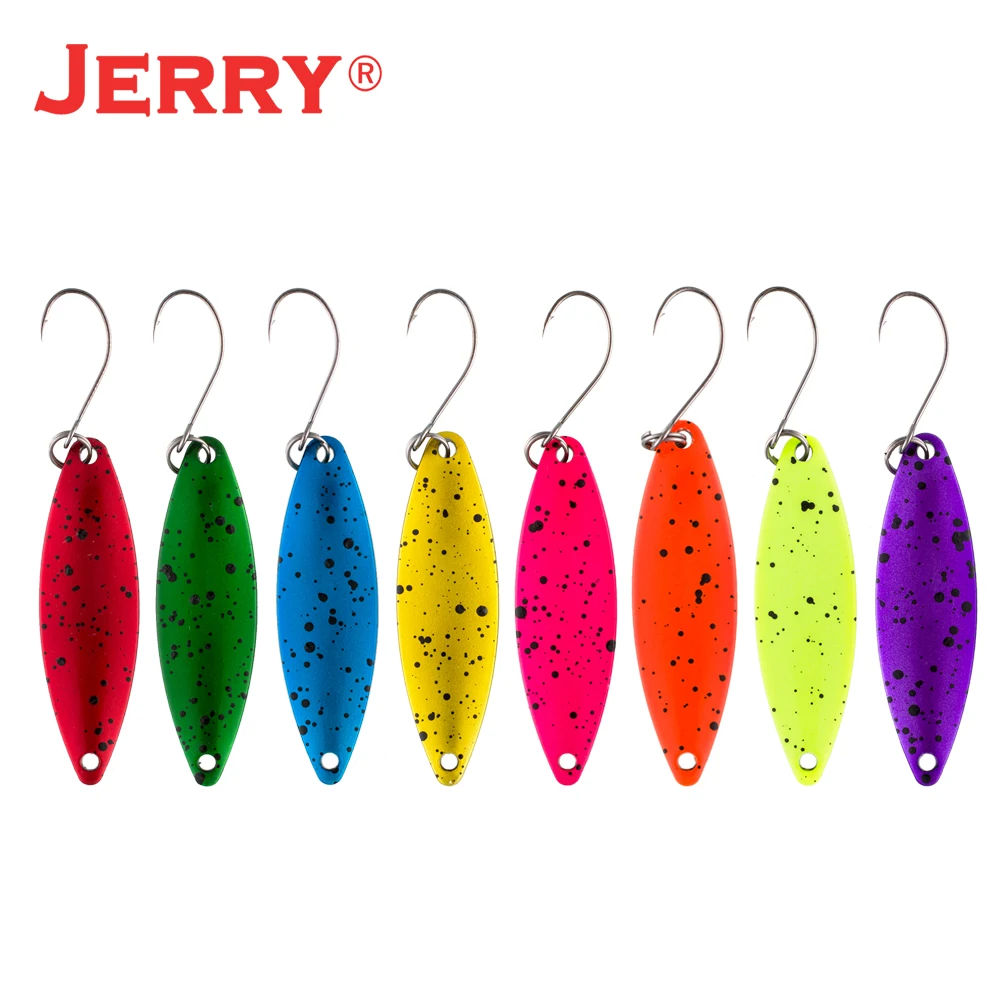 Cucharillas Micro Jerry Leo para Trucha – Latón Antioxidación - imagen 3