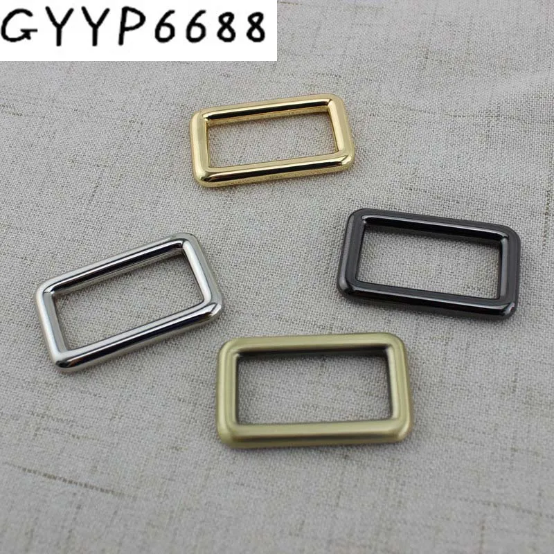 

50pcs 10pcs 32mm bags metal fitting hardware square buckles hardware Luggage buckle Square button Fasteners accessories