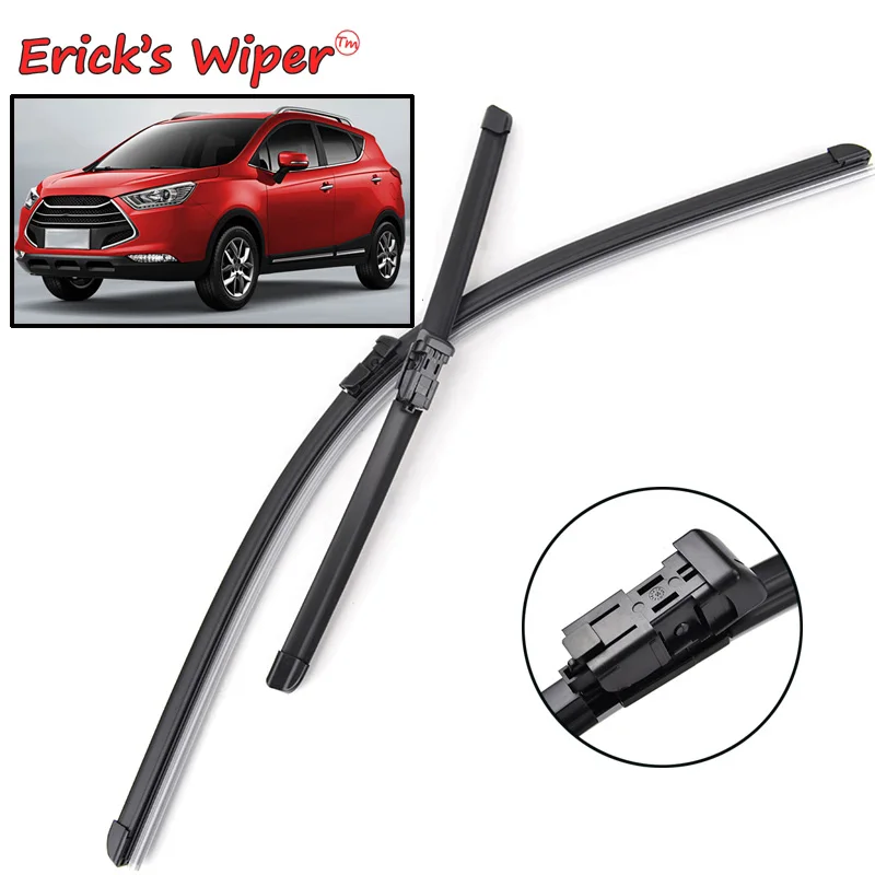 Erick\'s Wiper LHD Front Wiper Blades For JAC Refine S3 2013 - 2023 Windshield Windscreen Clean Window Car Rain Brushes 24\'\'+15\'\'