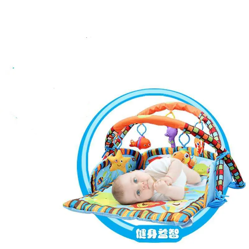 95*85CM Gym Tapis Puzzles New Educational Rack Toys Baby Music Play Mat With Piano Keyboard Infant Fitness Carpet Gift For Kids