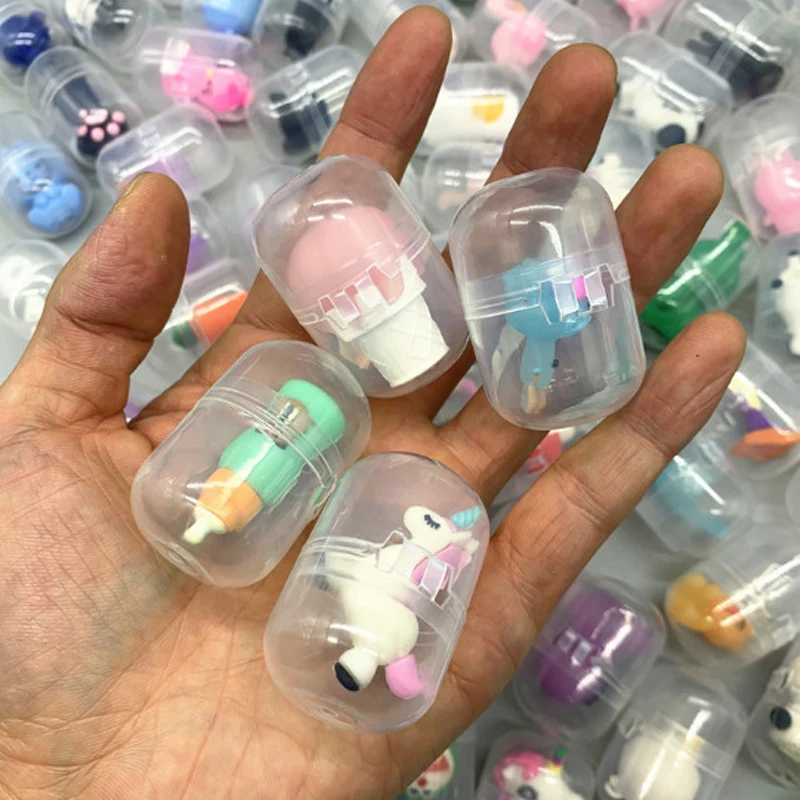 10pcs 45x32mm New Hot Sale Game Capsule Toy Figure Anime 3D Animal Model Limited Toy for Kids Children