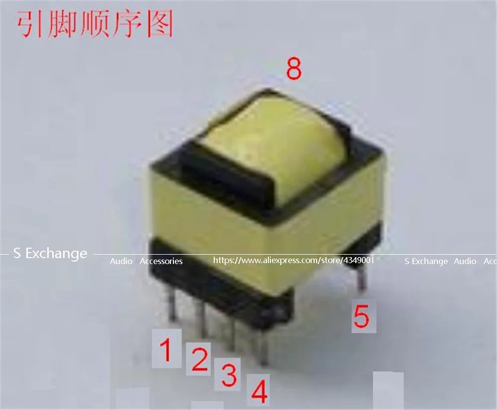 50pcs/lot EE10-A1 Switching Power Supply High Frequency Transformer 220V to 5-12V Maximum Output 3W