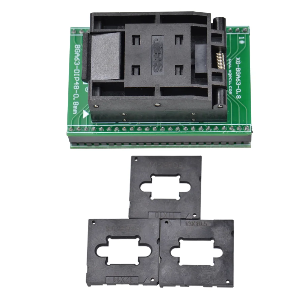 Limit Frame BGA63 Adapter Only For XGecu T56 Nand Programmer with 3 Socket BGA63 Test Clip Smart Chip for T56 Base Programming