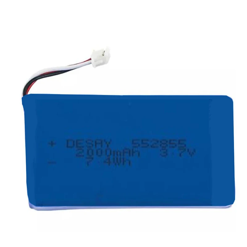 3.7V 2000mAh 552855 akumulator litowo-jonowy do akumulatora SPORTDOG TEK GPS DVR