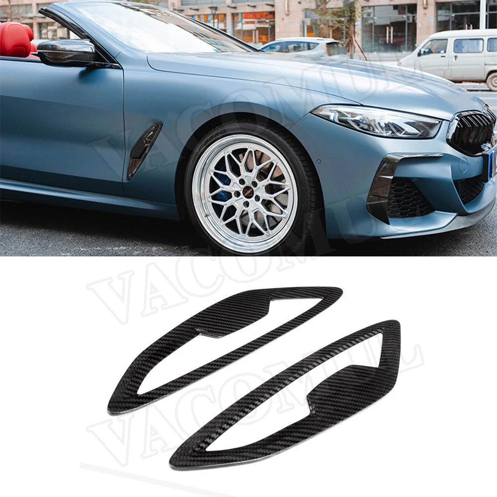 

Carbon Fiber Side Door Fenders Blade Panels Flares for BMW 8 Series G14 G15 G16 M Sport 2018 - 2021 Door Side Fender FRP