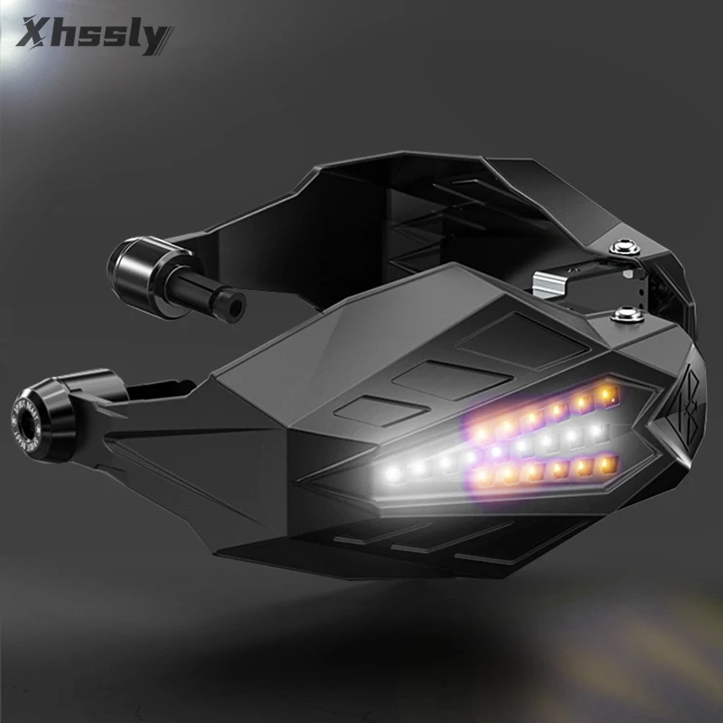 

Motorcycle Hand Guards LED Handguard Shield Handlebar Handle Protector For DUCATI Monster 696 Corse Diavel 848 748 Monster 1100