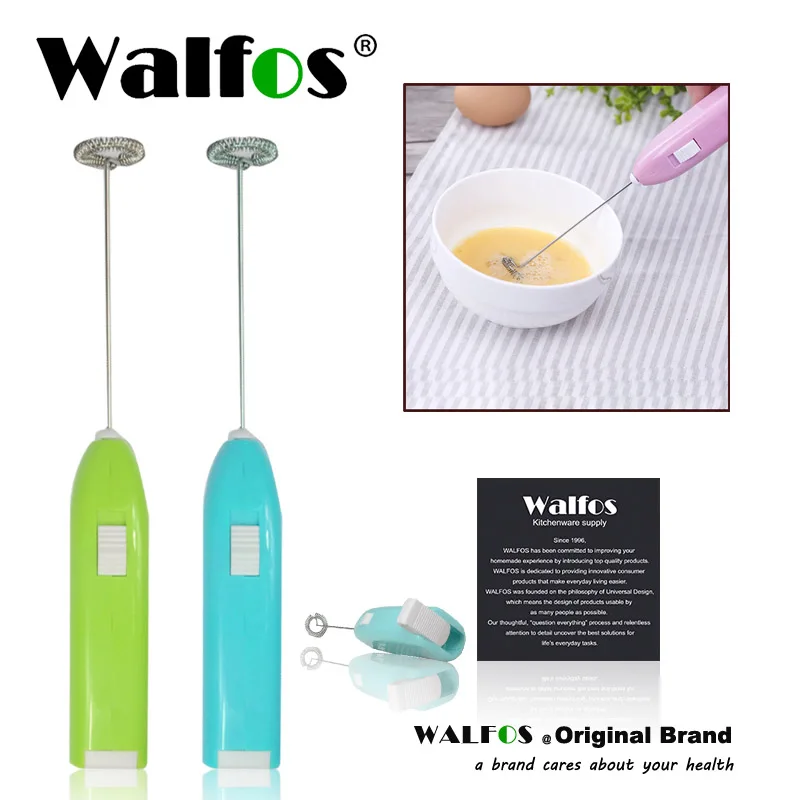 

WALFOS New Coffee Milk Drink Electric Whisk Mixer Frother Foamer Egg Beater Electric Mini Handle Mixer Stirrer Kitchen Tool hot