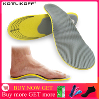 Men Orthopedic Insoles 3D Flatfoot Flat Foot Orthotic Arch Support Insoles High Arch Shoe Pad Insole Accessories For Women Shoes