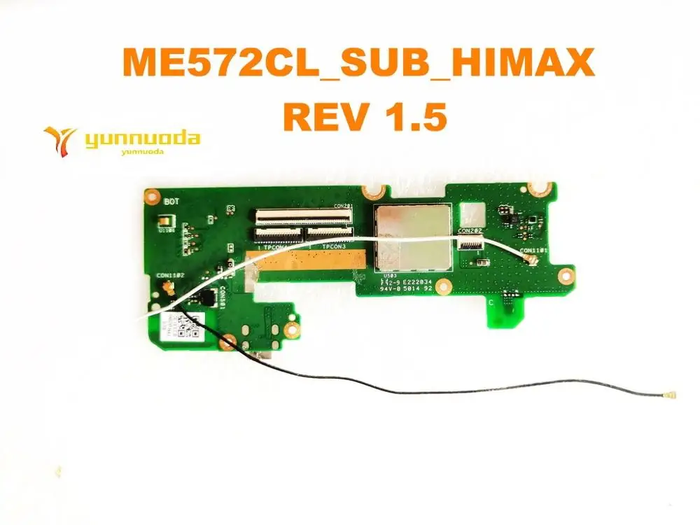 Original for ASUS ME572CL USB Board ME572CL_SUB_HIMAX  REV 1.5  Connectors tested good free shipping