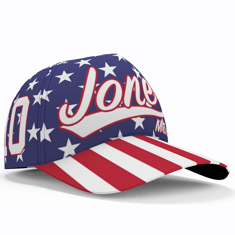 American Baseball Cap Camo Free Custom Name Number Team Logo Football Jones Usa Hat Travel Mac Us Flag 10 United States Headgear