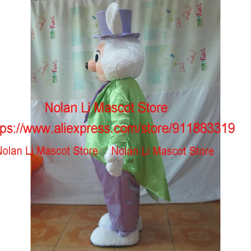 Rabbit Mascot Cartoon Costume Set, Role Playing, Birthday Party, Publicidade, Performance de Palco, Holiday Gift, Hot Sale, 1129